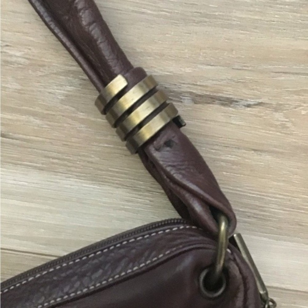 Avorio Leather Hobo Bag - Picture 2 of 7